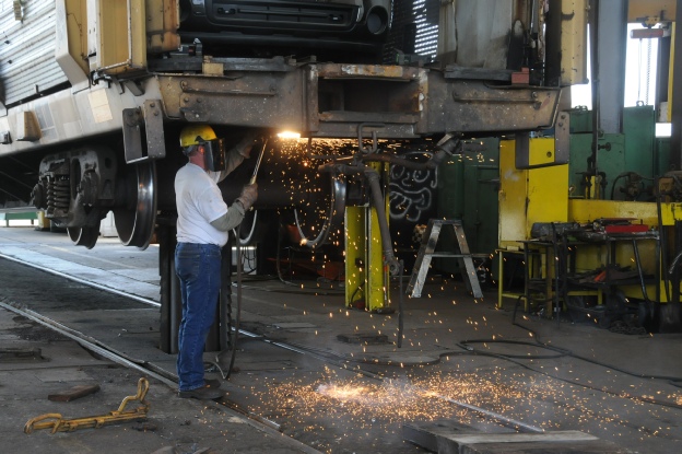 train car repair welding
